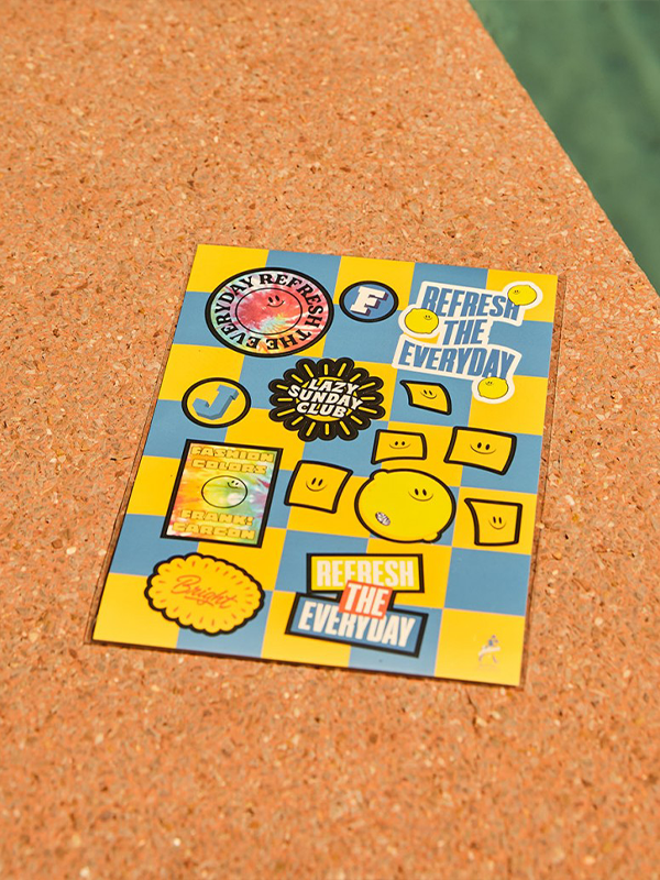 “Johnnie Blonde X Frankgarcon” Sticker