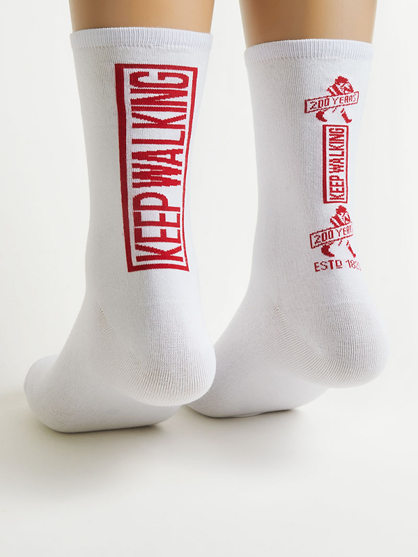 “200TH YEARS” SOCK (WHITE)