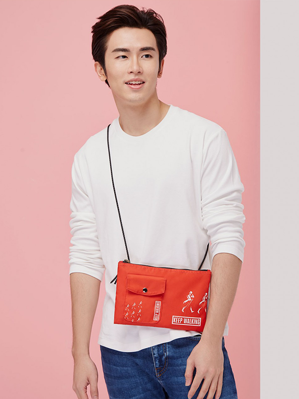 “Keep Walking” Cross Body Bag