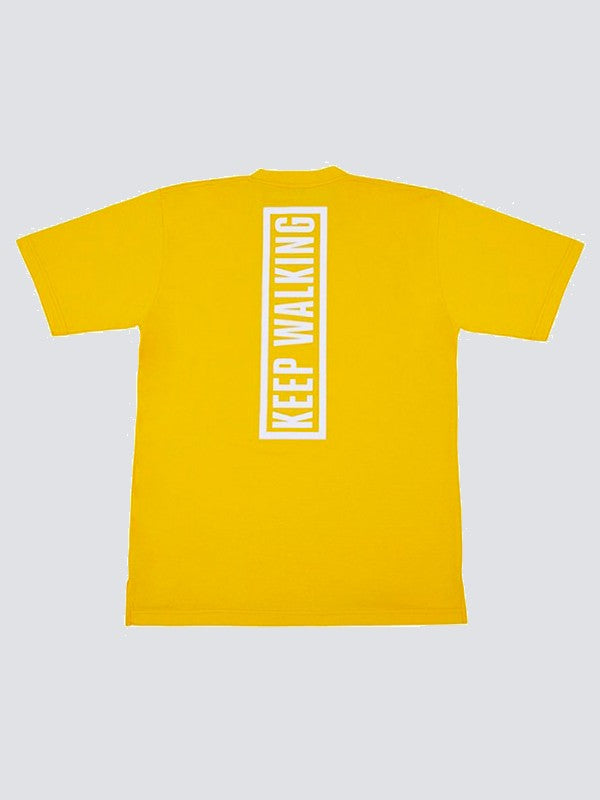 “Keep Walking” Basic T-Shirt (yellow)