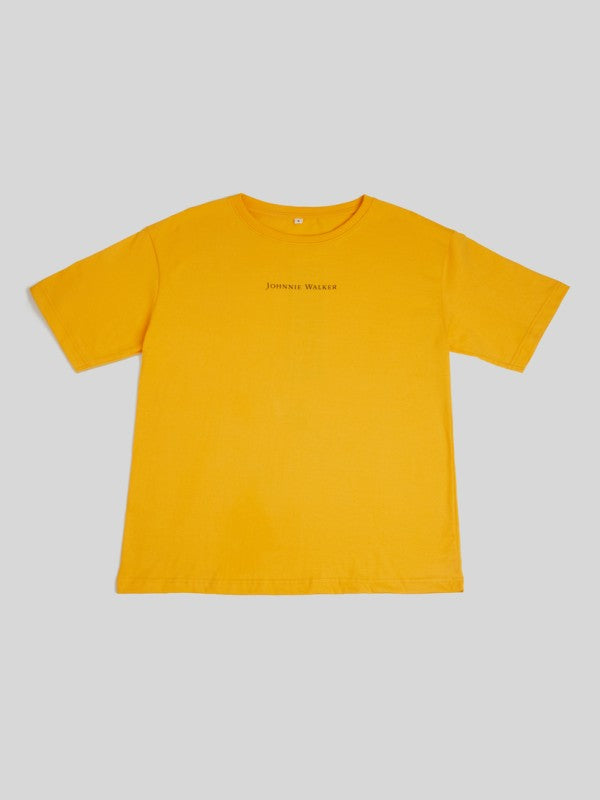 "Keep Walking" Oversized T-Shirt (Yellow)