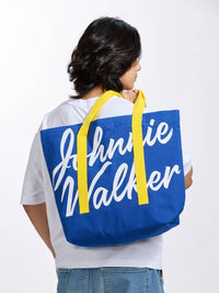 Johnnie Walker Blonde Tote Bag  Blue