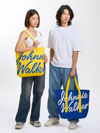 Johnnie Walker Blonde Tote Bag  Blue